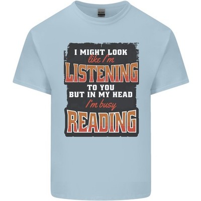 Mein Kopf I'M Busy Lesen Bücherwurm Kinder T-shirt Kinder