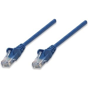 Intellinet Network Patch Cable Cat5E 0.5M Blue Cca U/Utp Pvc Rj45 Gold Plated Co