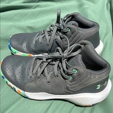 Under Armour Boys Jet 21 3024794-111 Gray Basketball Shoes Sneakers Size 6Y