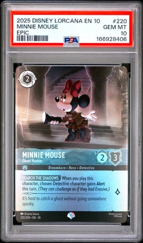 Minnie Mouse - Ghost Hunter graded PSA 10 for sale on eBay