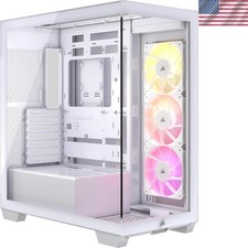 Stylish and Functional 3500X ARGB Mid-Tower PC Case with Removable Glass Panels