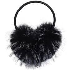 Dufnfn Women's Faux Fur Ear Muffs For Winter Women - Warm Faux Fur Fuzzy Ear ...