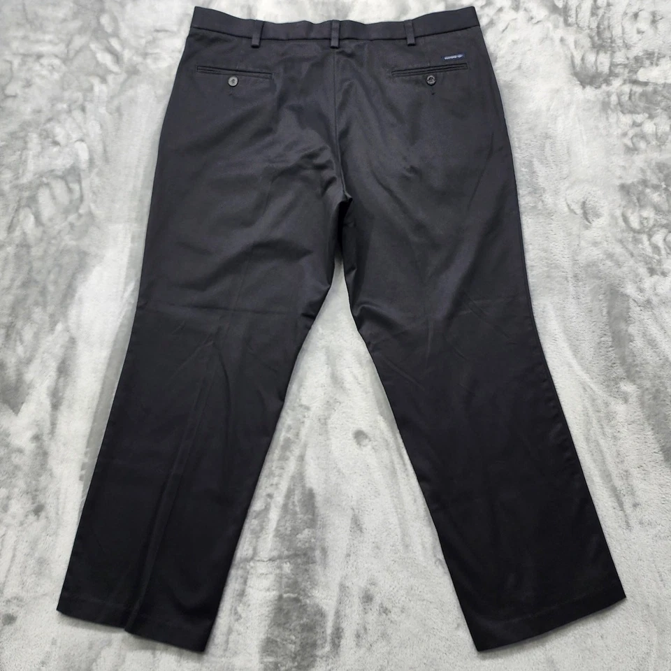 Dockers Pants Mens 40 X 30 Gray D3 Signature Khaki Pleated Chino Office Career - Image 2 of 4