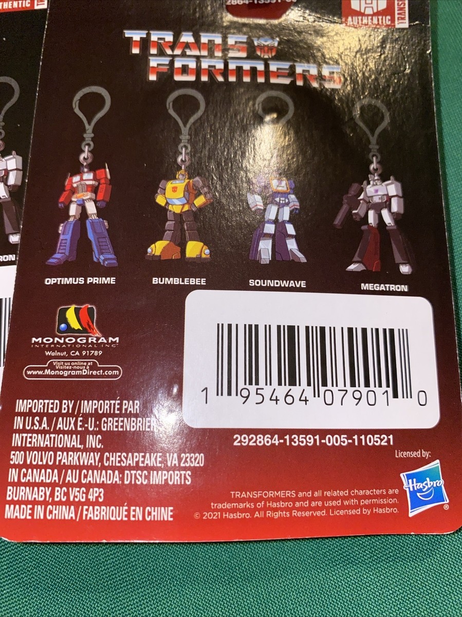 Hasbro Transformers, Bumblebee, Megatron, Sound wave, Optimus Bag