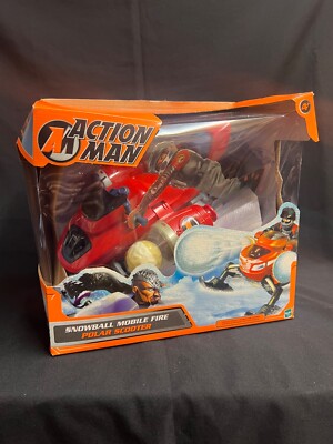 Action Man – Moto-neige Polar Scooter Hasbro – 2001 – Figurine Et Véhicule