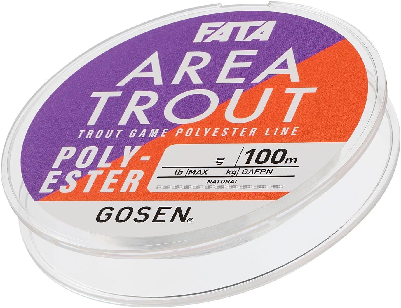 ** GOSEN FATA Area Trout Polyester Line 100m Natural Variations