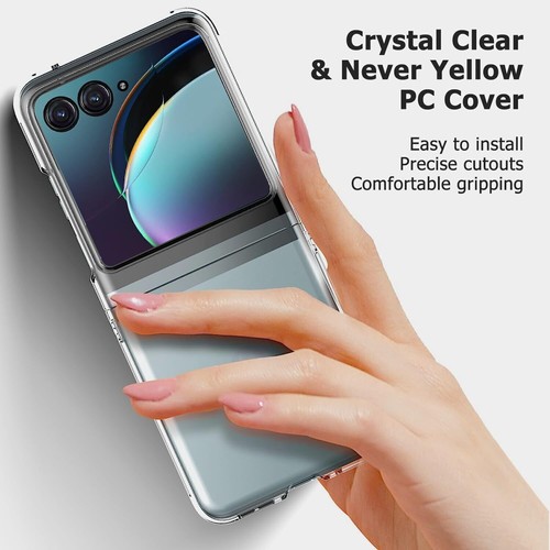 For Motorola Razr+Plus 2023 Shockproof Hard Case Matte Back Phone Thin Cover - Photo 2 sur 22