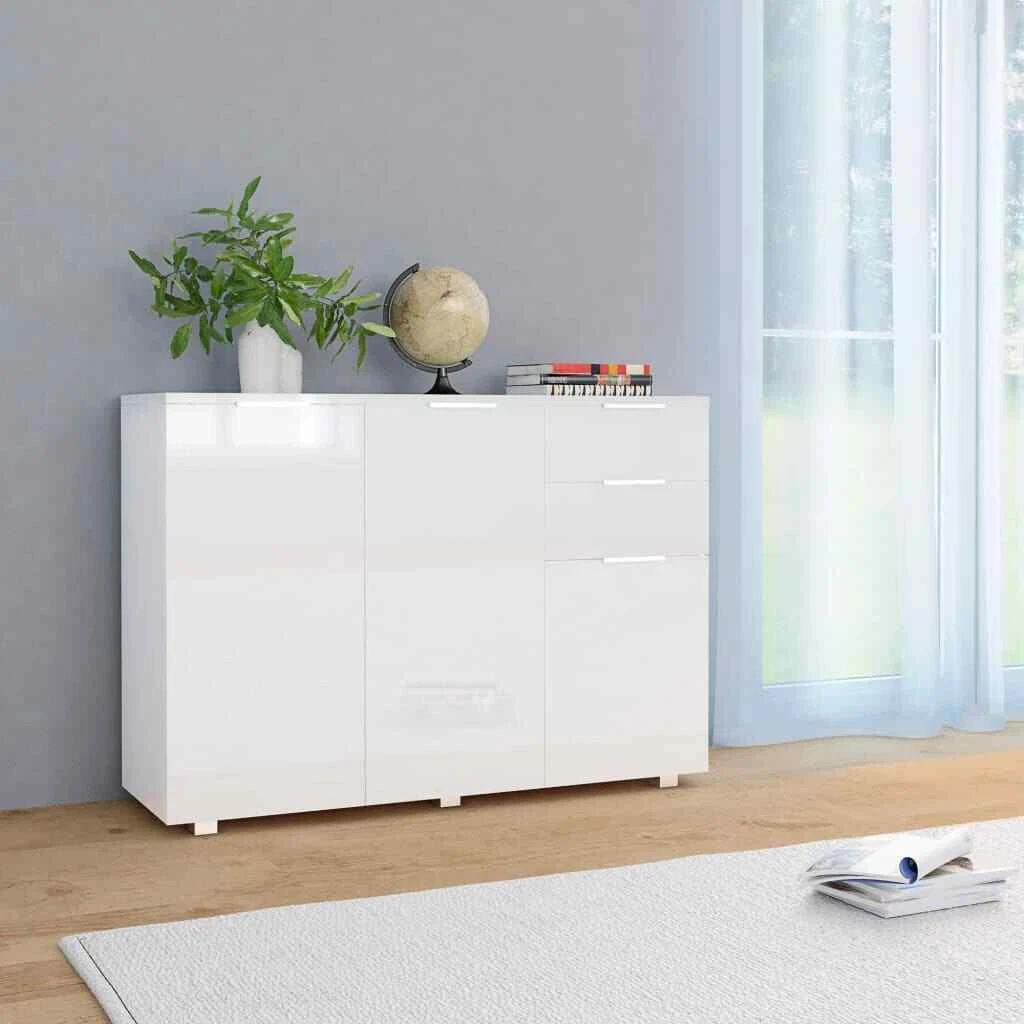 White decorative sale storage cabinet