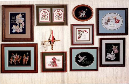 Angels Sang Angel Cross Stitch Pattern Book Wise Men Doves Stoney Creek 1985 - Picture 2 of 2