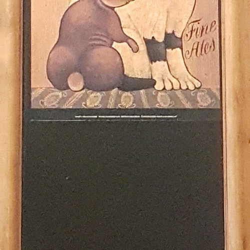 Tavola di gesso in legno memo vintage gatto e coniglio design di Isiah e Benjamin Lane - Foto 4 di 8