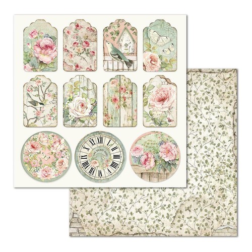 Stamperia - CASA DE ROSAS - 8"" X 8"" almohadilla de papel de doble cara - 10 HOJAS - Imagen 11 de 12