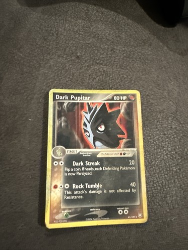 Dark Pupitar 41/109 Pokemon TCG