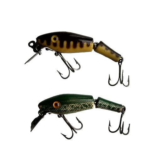 Appât de pêche vintage appât à manivelle L&S Mirr-O-Lure