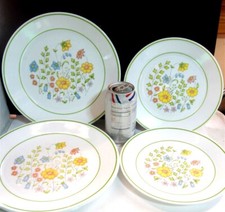 Corelle Spring Meadow 4 Dinner Plates 2 Lunch Plates