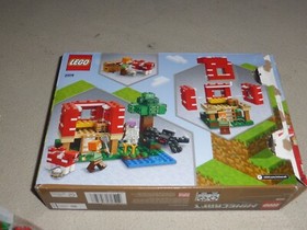 LEGO MINECRAFT 21179 THE MUSHROOM HOUSE SET 272 PCS MINI FIGS MOOSHROOM ALEX NIB