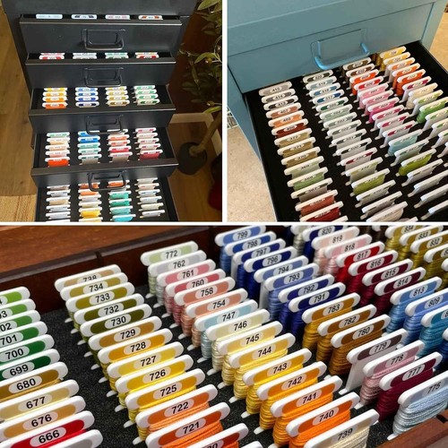 Artisan Quality 3mm Acrylic Embroidery Bobbins with Easy Identification System - Picture 10 of 11