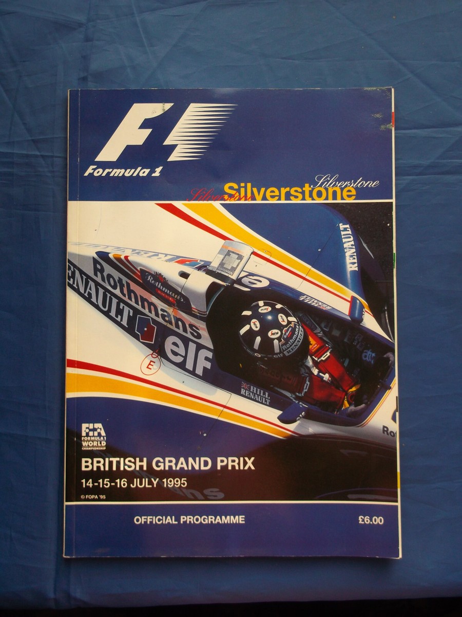 Programme Officiel Grand Prix De Grande-Bretagne - Silverstone 1994 - État Correct