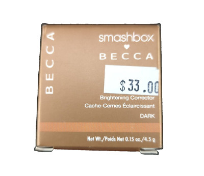 Smashbox X BECCA Under Eye Brightening Corrector ''DARK'' Full Size New In Box