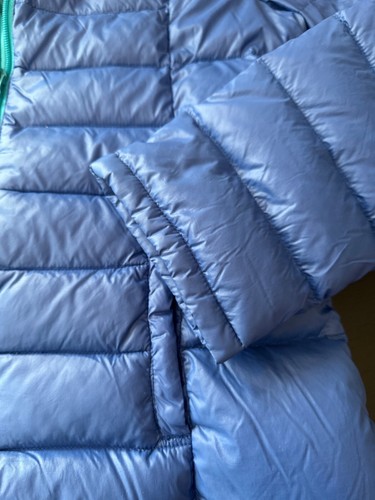 Bernardo piumino d'oca donna M blu nylon trapuntato leggero capospalla - Foto 3 di 6