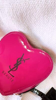 YSL Beauty Heart Shaped Makeup Bag Coin Pouch Case Japan novelty goods NM YSL Beauty Heart Shaped Makeup Bag Coin Pouch Case Japan novelty goods NM