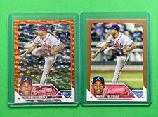 2023 Topps Series 1 RAISEL IGLESIAS #115 Orange Foil /299 & Gold /2023 Braves