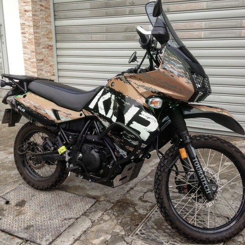 Kawasaki KLR 650 GRAPHICS KITS DECALS STICKER ADVENTURE SAND 2008