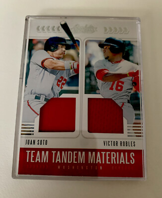 Panini,Team Tandem Materials, Juan Soto-Victor Robles,Washington,#TT-JV,  N/M C