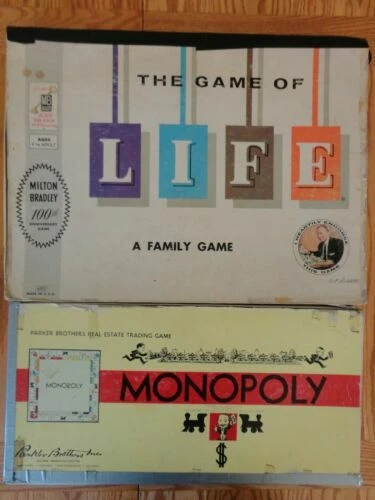 Parker Brothers Family 1946 Year Vintage Manufacture Board & Traditional Games