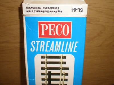 Peco SL-84 Fangweiche rechts/h Stromlinie Spur OO/HO