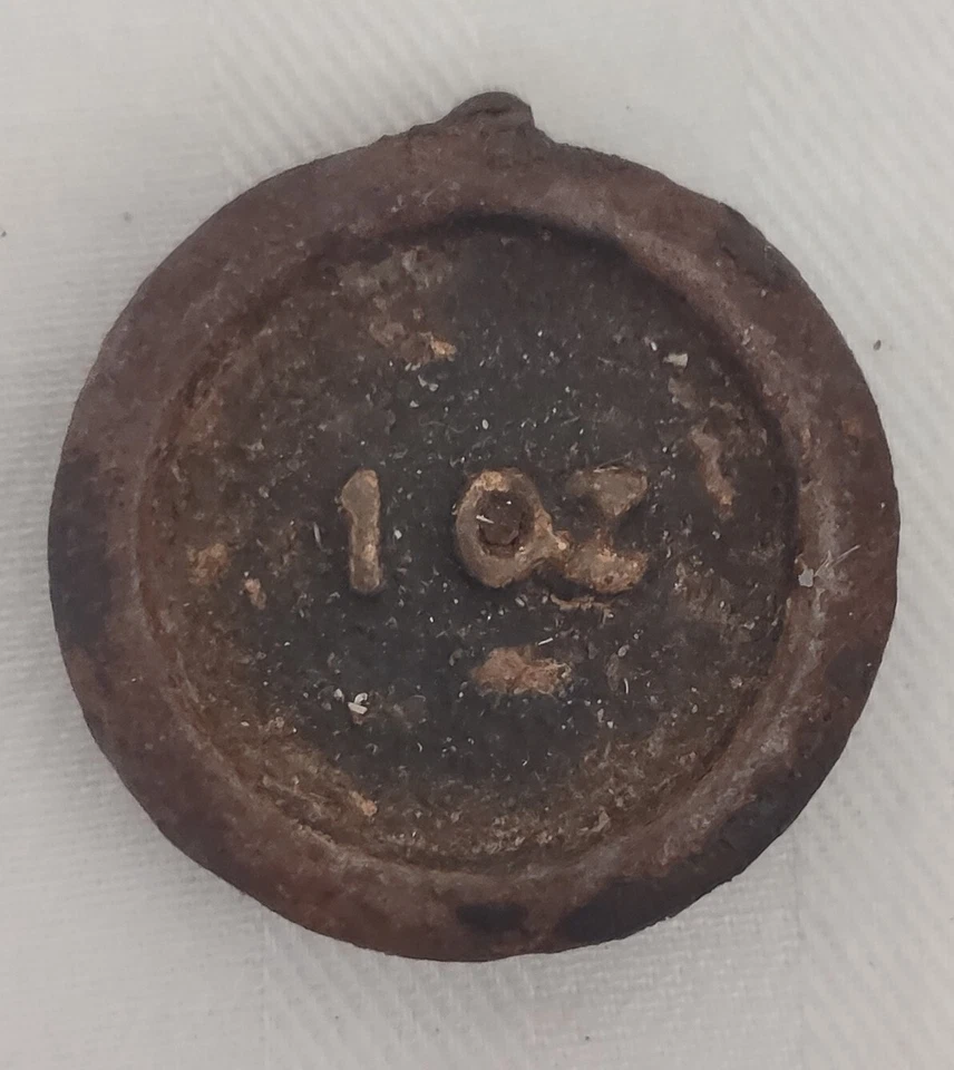 Juego de hierro fundido vintage de 7 pesos a escala 1/2 oz - 2 libras.  Foto 4 de 4