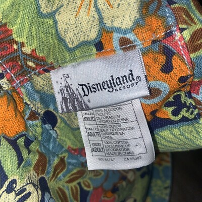 NWOT Disney Parks Minnie Mouse Floral Hawaiian Hula Girl Bucket Hat Minnie Mouse Surf Hula Bucket Beach Sun Hat Floral Blue  main image 3