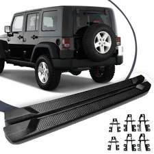 Running Boards for 2007-2018 Jeep Wrangler JK Unlimited 4 Door 6" Side Step Bars
