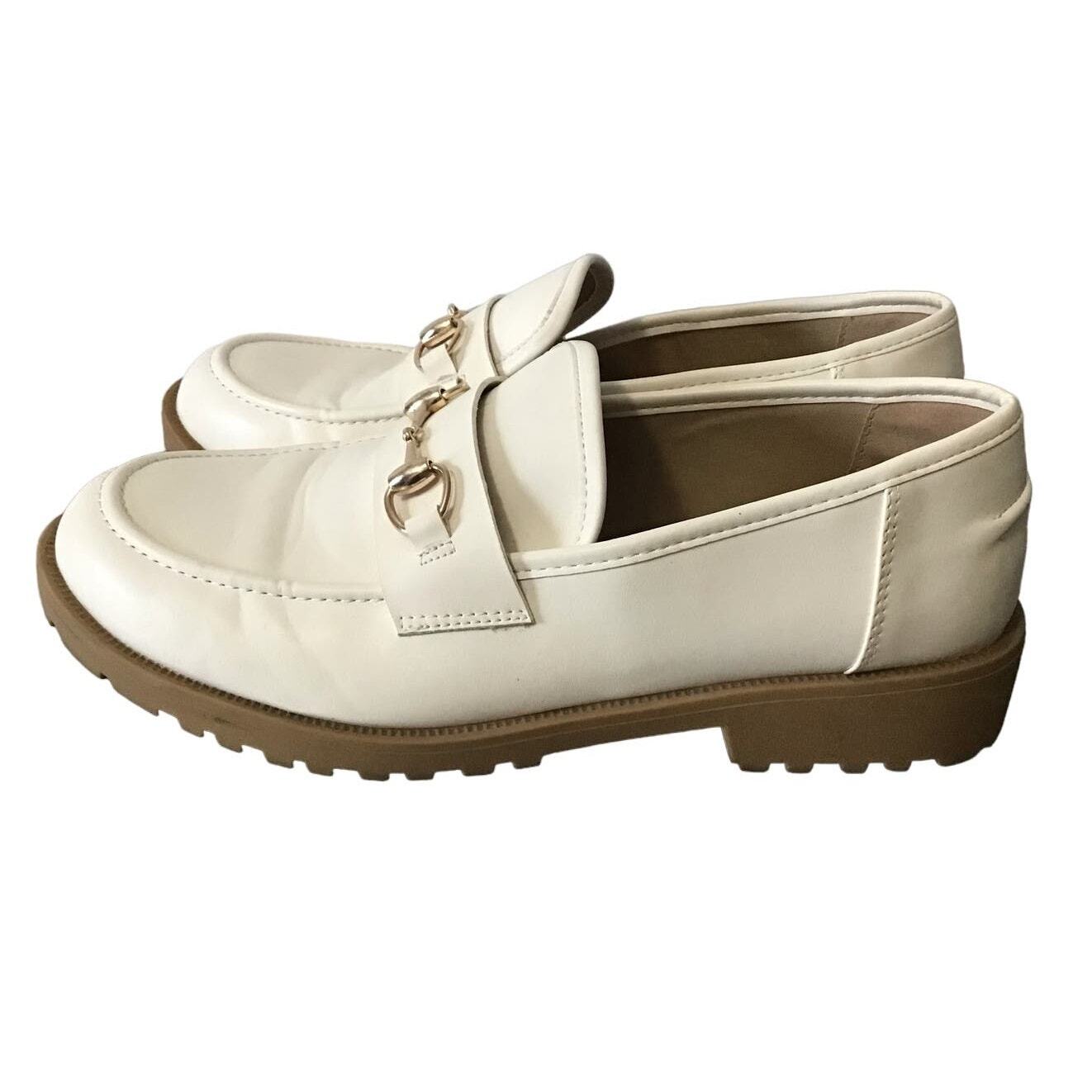 SAOLA Mocassini Sinceramente Jules Romeo Crema Suola Grossa 10