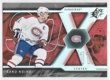 Saku Koivu Montreal Canadiens 2007/08 UD SPx Base #73