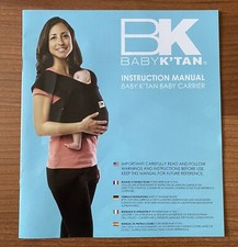 Black Baby K'tan Original Baby Wrap Carrier Size Small
