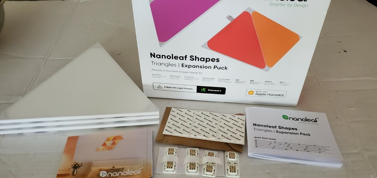 NANOLEAF Shapes トライアングル（8Panels） ホワイト Shapes Replacement Triangle Panel (Each) - NL47-0001TW-P