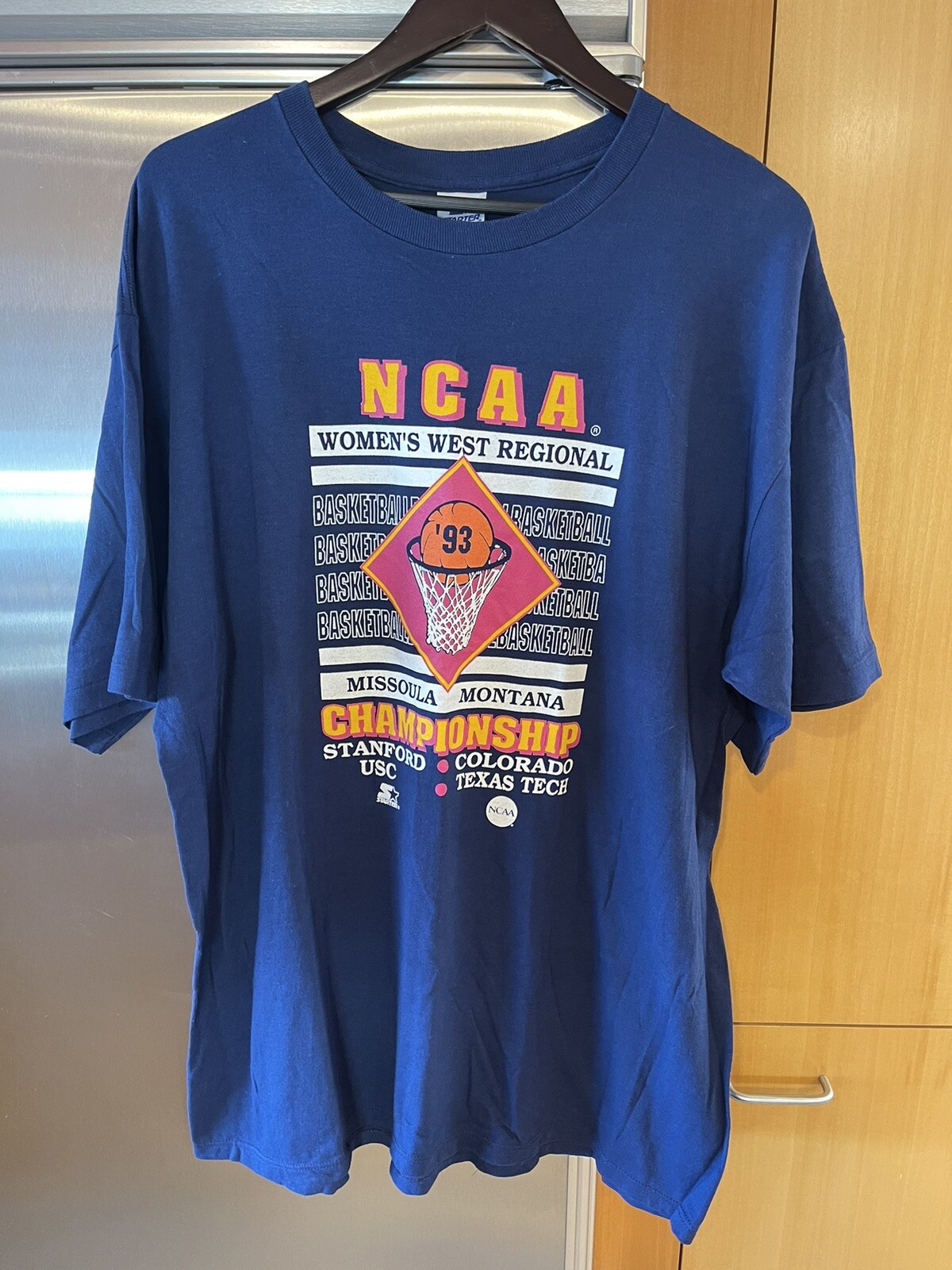 Vintage 1993 NCAA Women’s West Regional Basketball Stanford Vs Colorado Starter