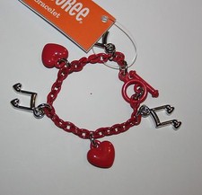 New Gymboree Girls One Size 3-8 years Charm Musical Note Heart Bracelet Jewelry