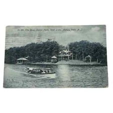 Postcard The Ross Fenton Farm Deal Lake Asbury Park New Jersey c1906 A606