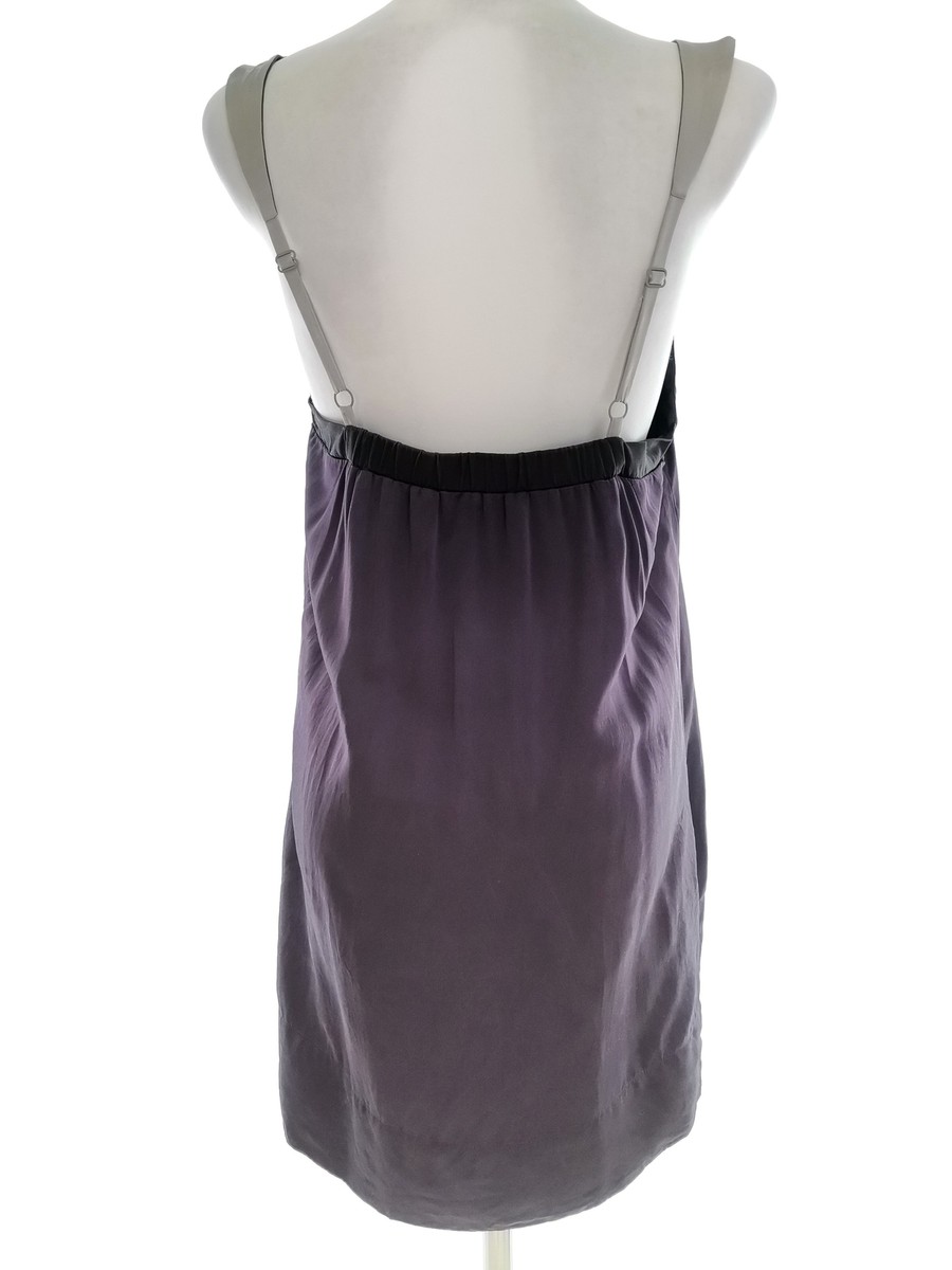 BCBG MAXAZRIA Size 34/36 Purple Knee-Length Shift Dress Silk