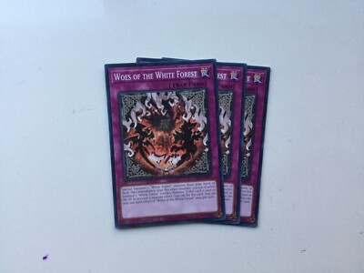 (NEAR MINT) 3x Woes of the White Forest Yugioh INFO Infinite Forbidden