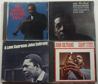 John Coltrane 4 CD Lot A Love Supreme Giant Steps My Favorite Things Ballads