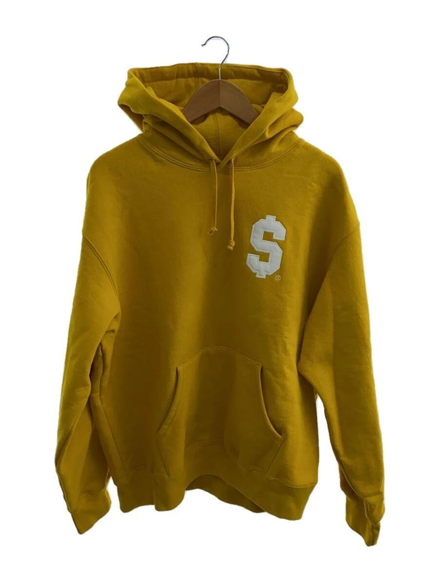 Supreme 24SS/$ Hooded seatshirt/Parka/Size L/Cotton/Yellow Used
