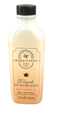 BATH  BODY WORKS BODY MASSAGE OIL AROMATHERAPY STEEPED INVIGORATION 4 0Z NEW