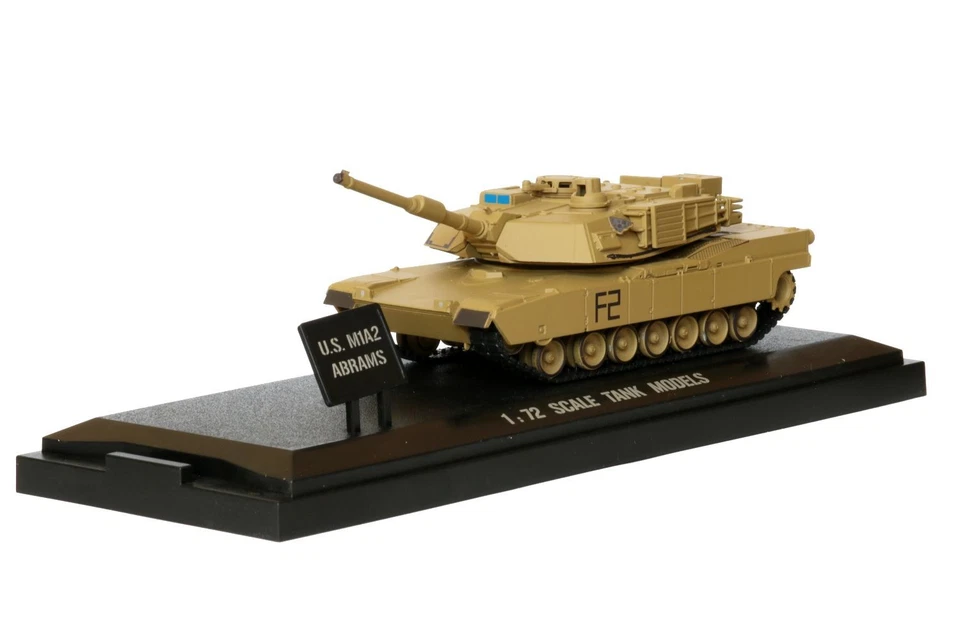 Abrams M1A2 Tank US Army MBT Diecast 1/72 Scale Die Cast Showcase Action Model - Image 2 of 4