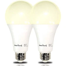 A21 LED Light Bulb 150W Equivalent 3000K Daylight Non-Dimmable 4 Pack