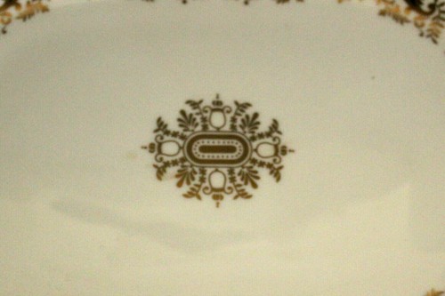 Coalport Panel Cobalt 14" X 10 3/8" Oval Serving Platter England "Near Mint" - Picture 2 of 9