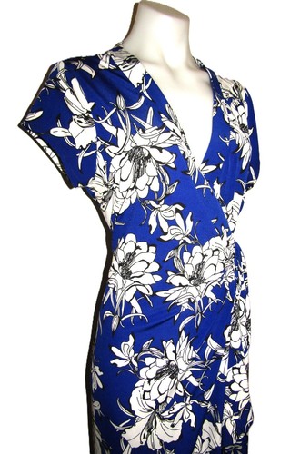 Jacqui E size M approx 14 work office casual dinner floral summer dress - Picture 2 of 6