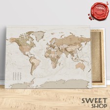 QUADRO MODERNO MAPPAMONDO MAP …