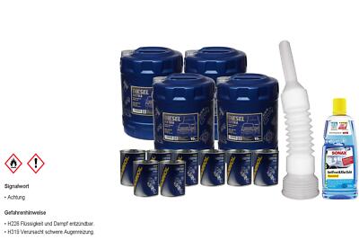 40L MANNOL Motoröl SAE 10W-40 DIESEL EXTRA inkl. Additiv Auslaufschlauch